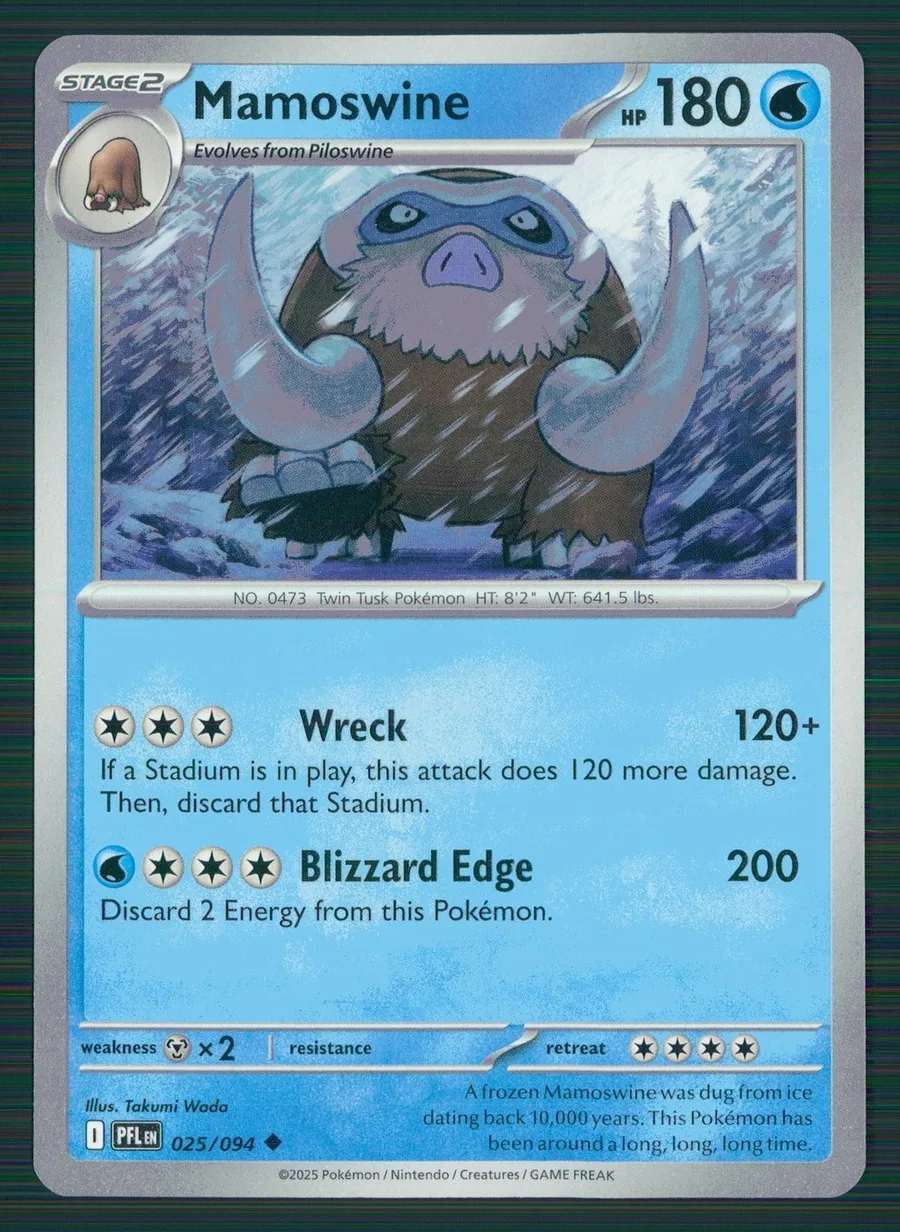 Mamoswine Phantasmal Flames #25