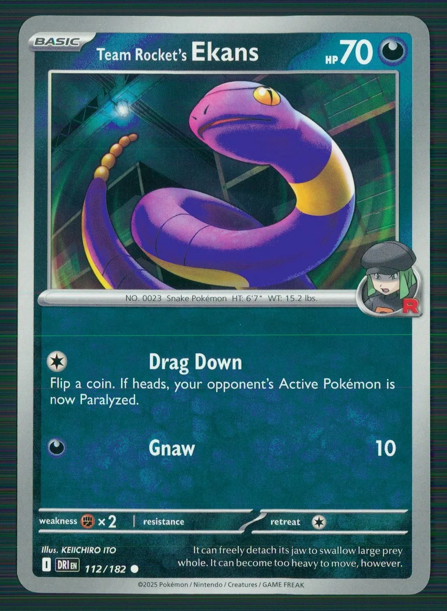 Team Rocket's Ekans Destined Rivals #112