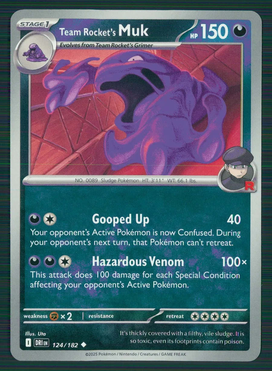 Team Rocket's Muk Destined Rivals #124