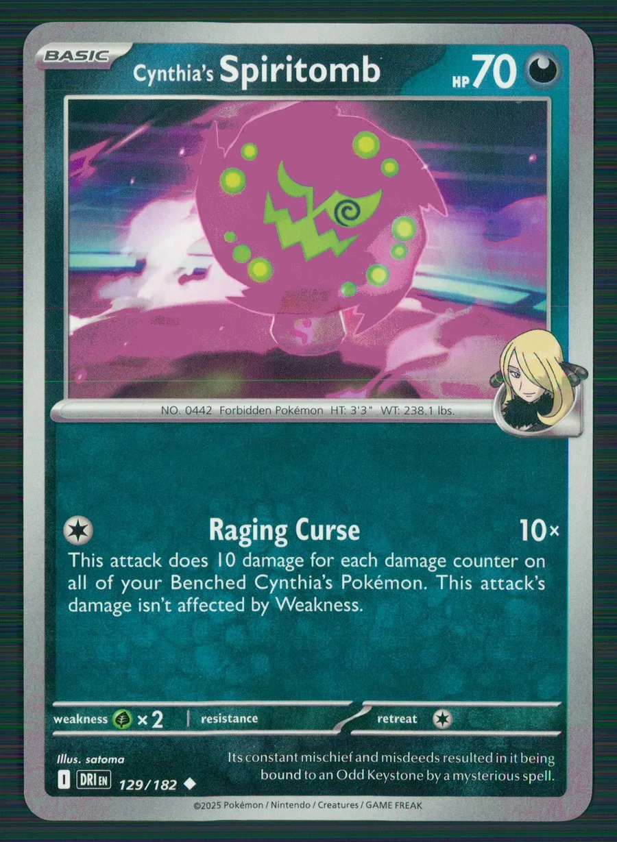 Cynthia's Spiritomb Destined Rivals #129
