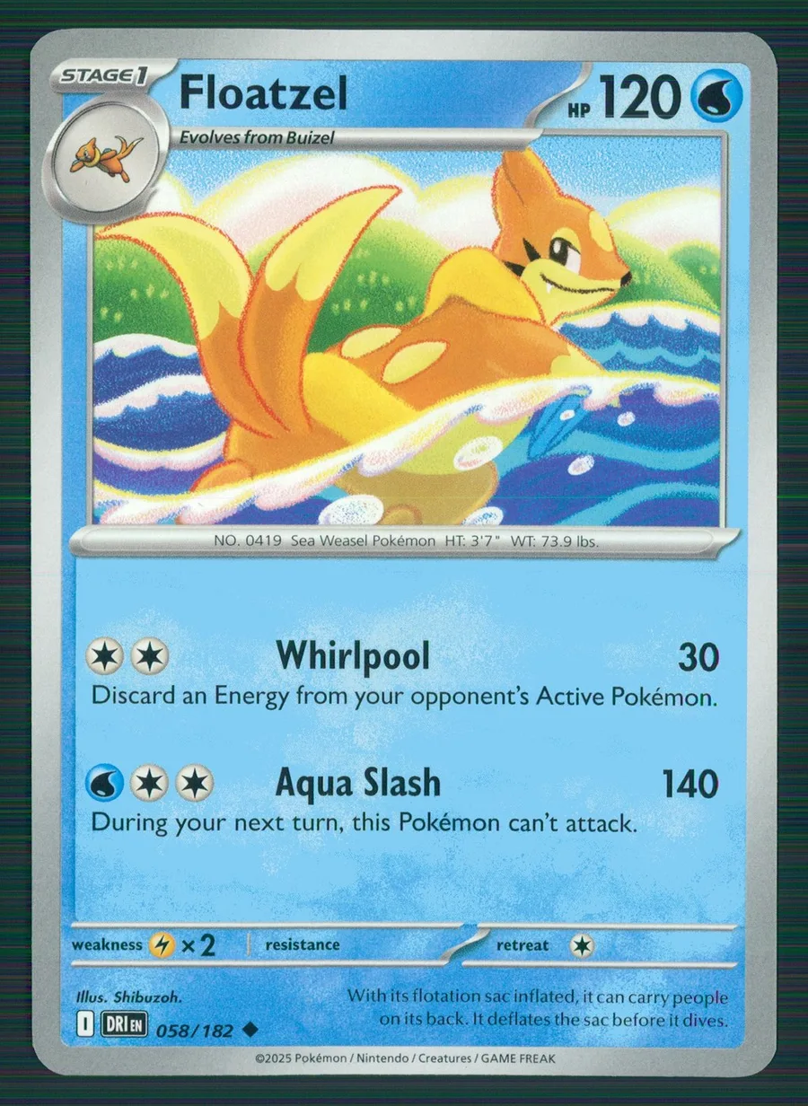 Floatzel Destined Rivals #58