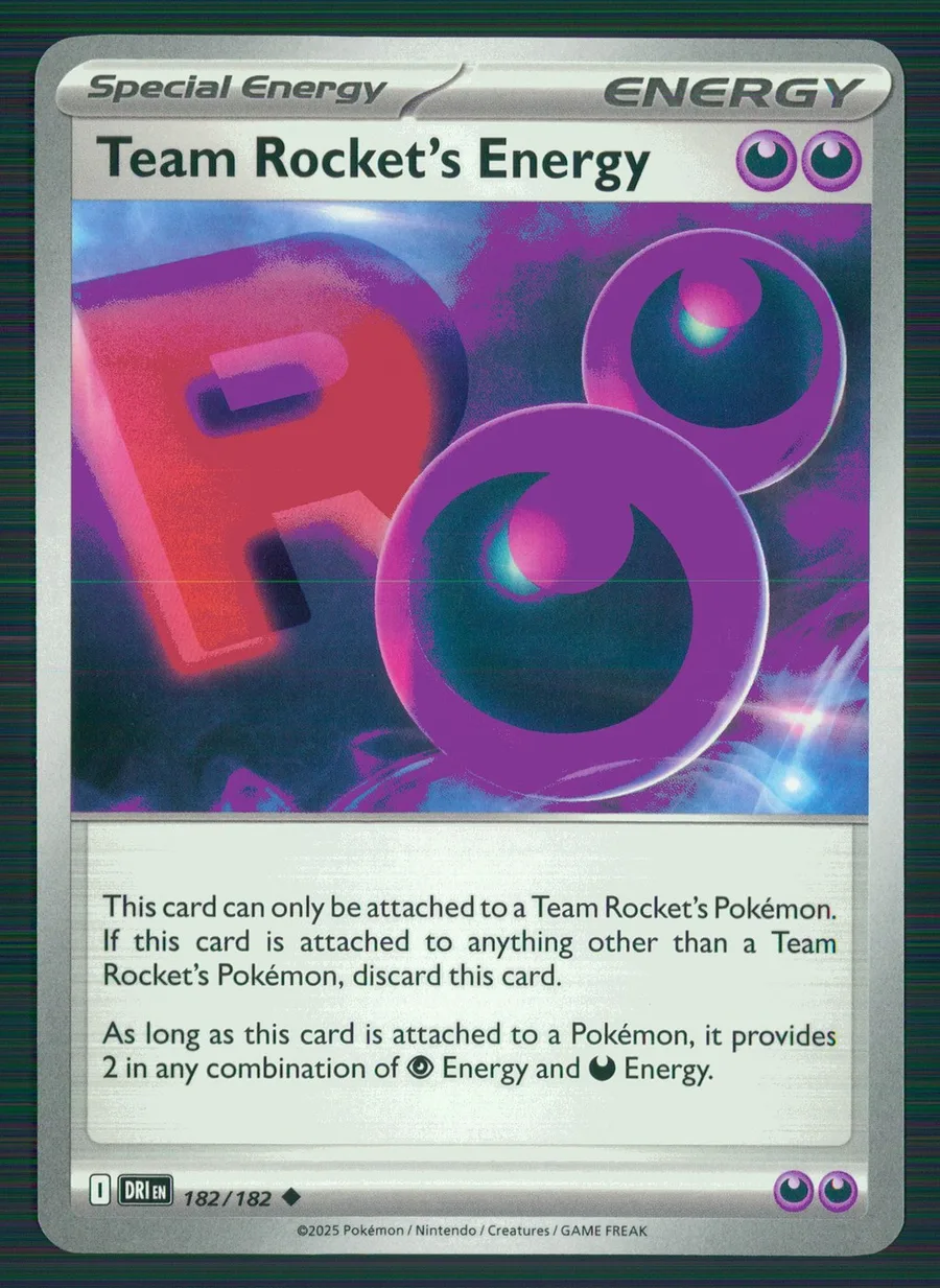 Team Rocket's Energy Destined Rivals #182