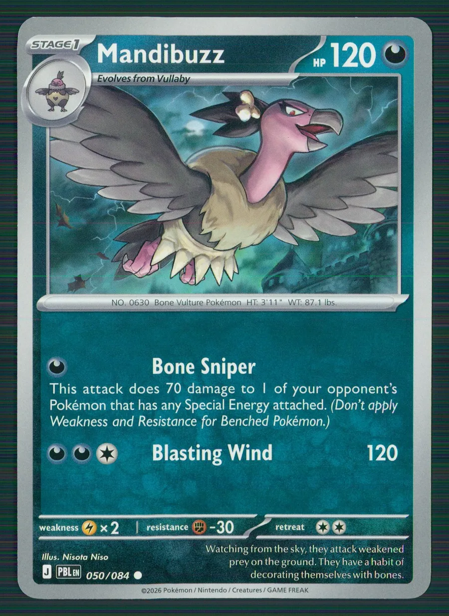 Mandibuzz Pitch Black #50
