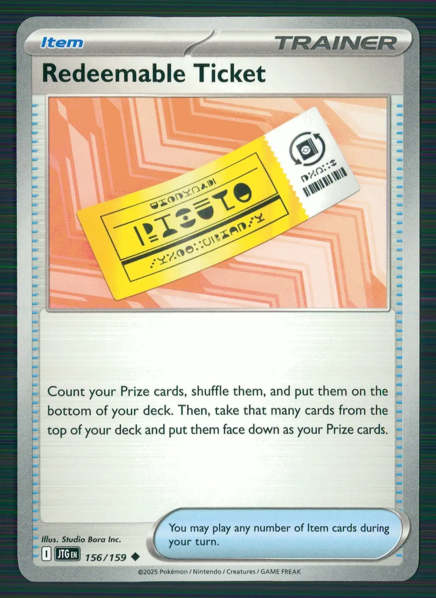 Redeemable Ticket Journey Together #156