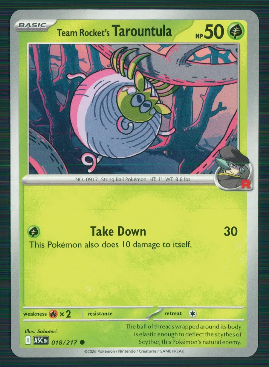 Team Rocket's Tarountula Ascended Heroes #18