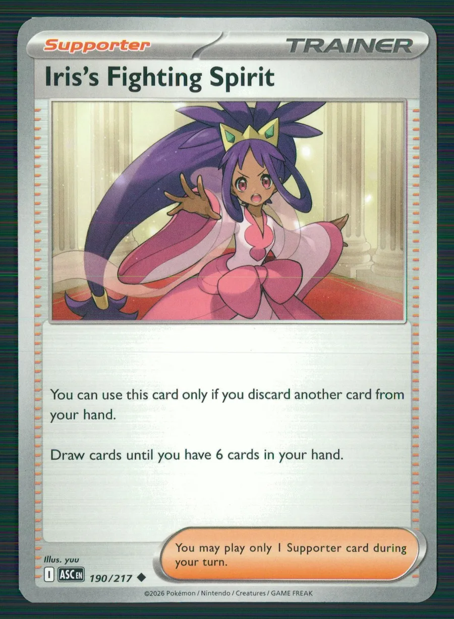 Iris's Fighting Spirit Ascended Heroes #190