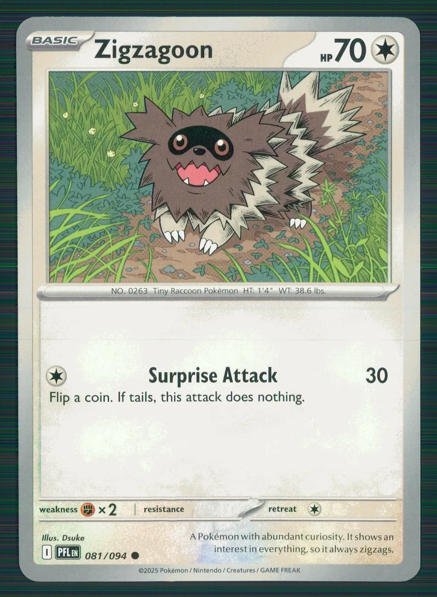 Zigzagoon Phantasmal Flames #81