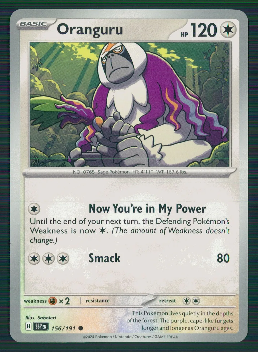 Oranguru Surging Sparks #156