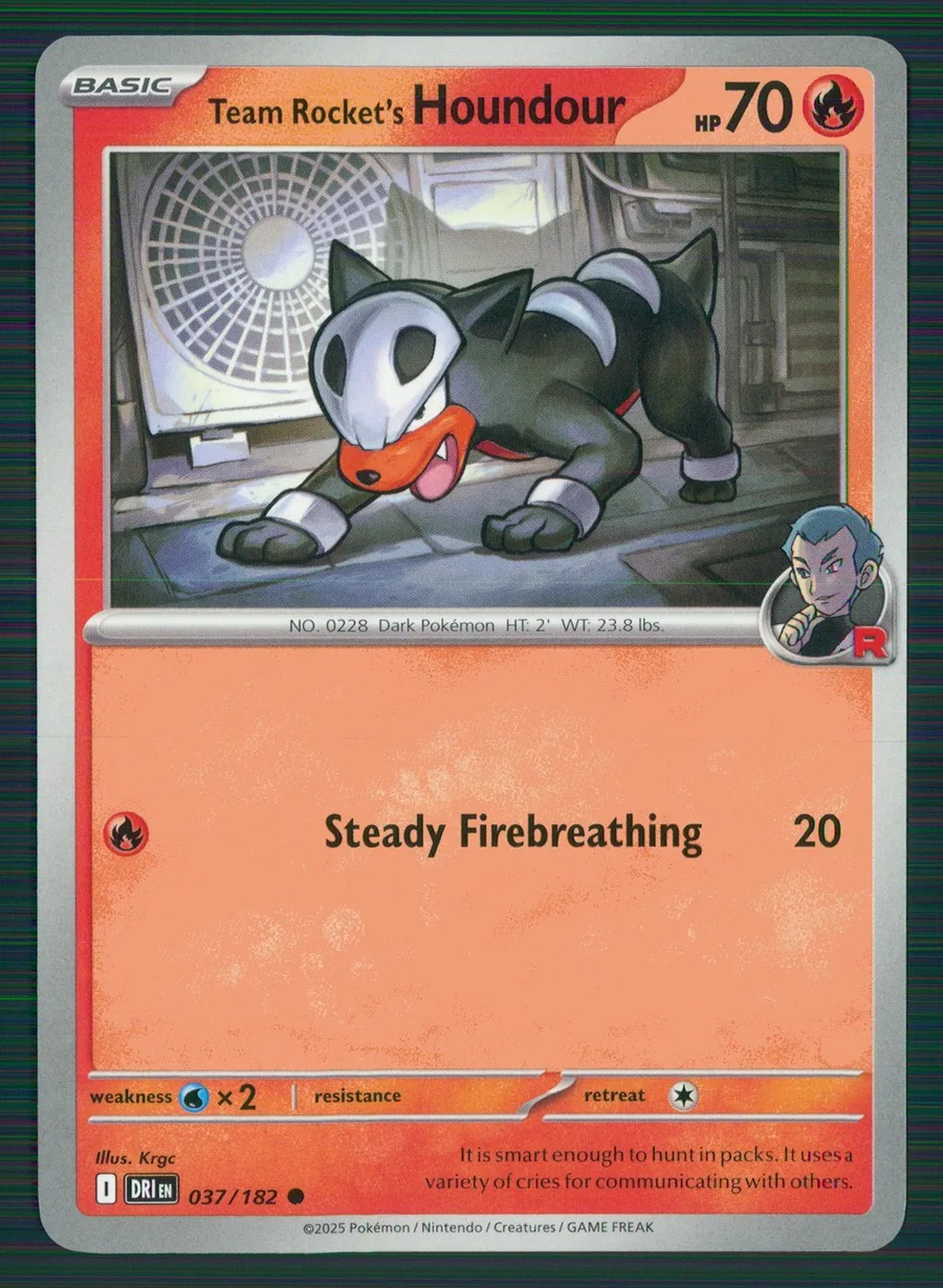 Team Rocket's Houndour Destined Rivals #37