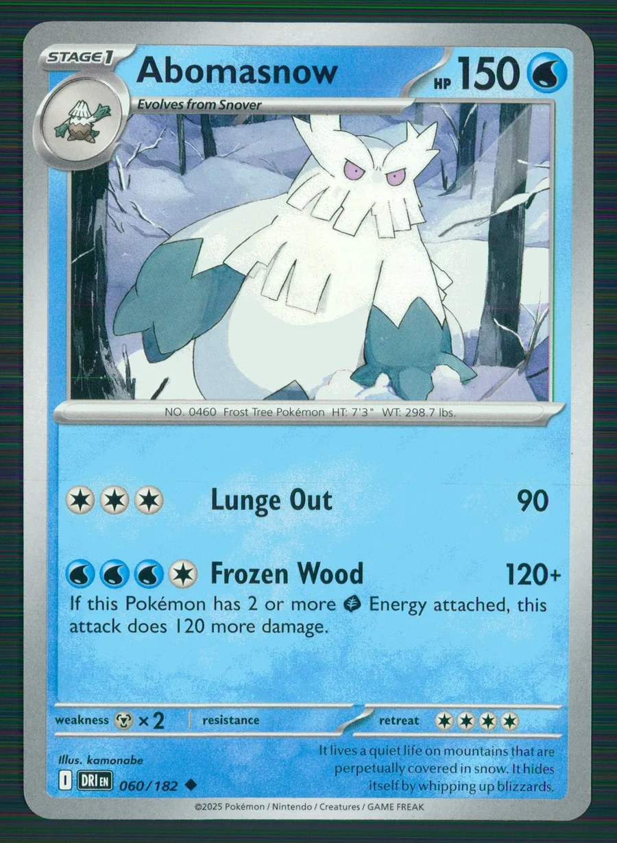 Abomasnow Destined Rivals #60
