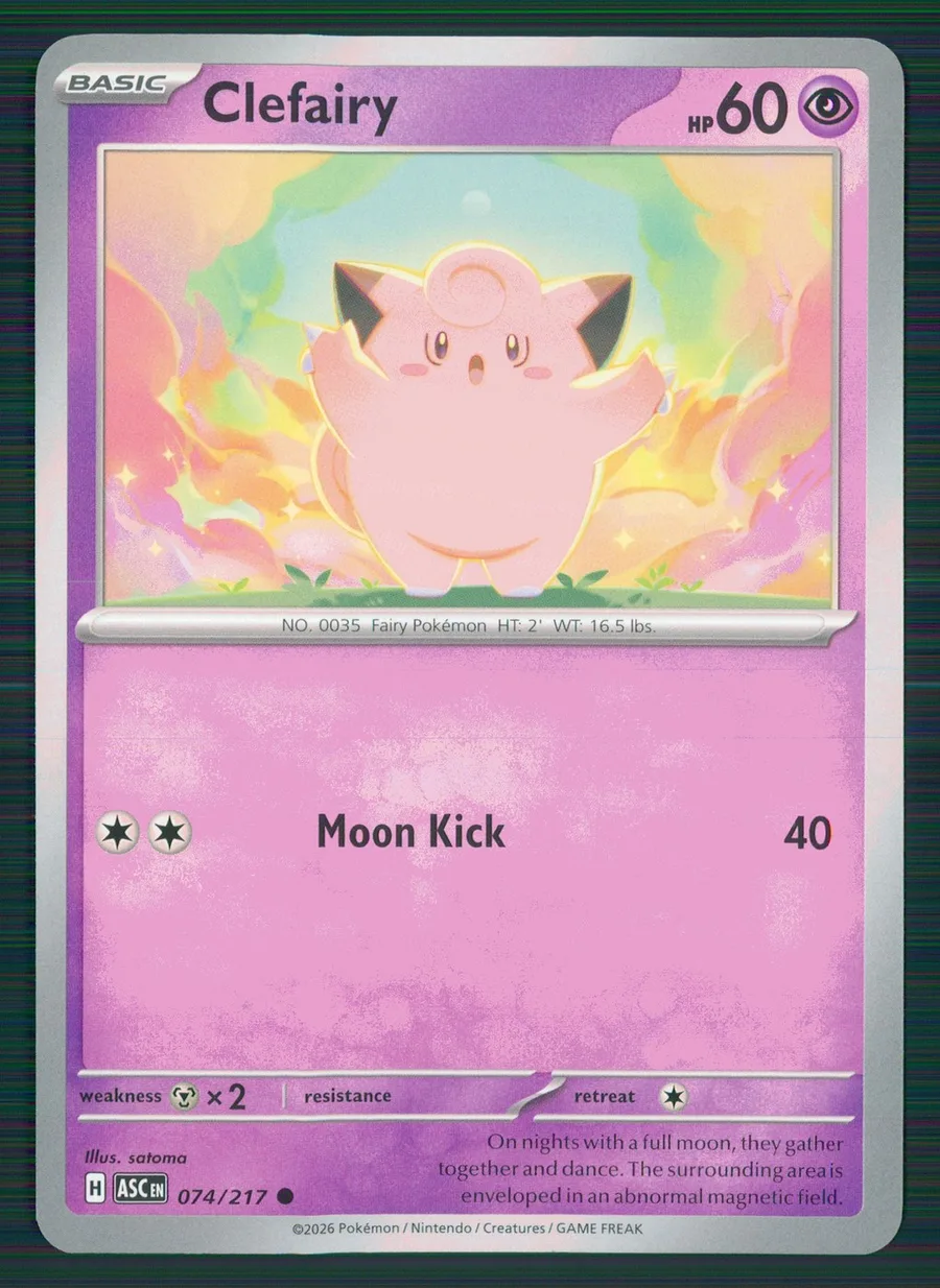 Clefairy Ascended Heroes #74