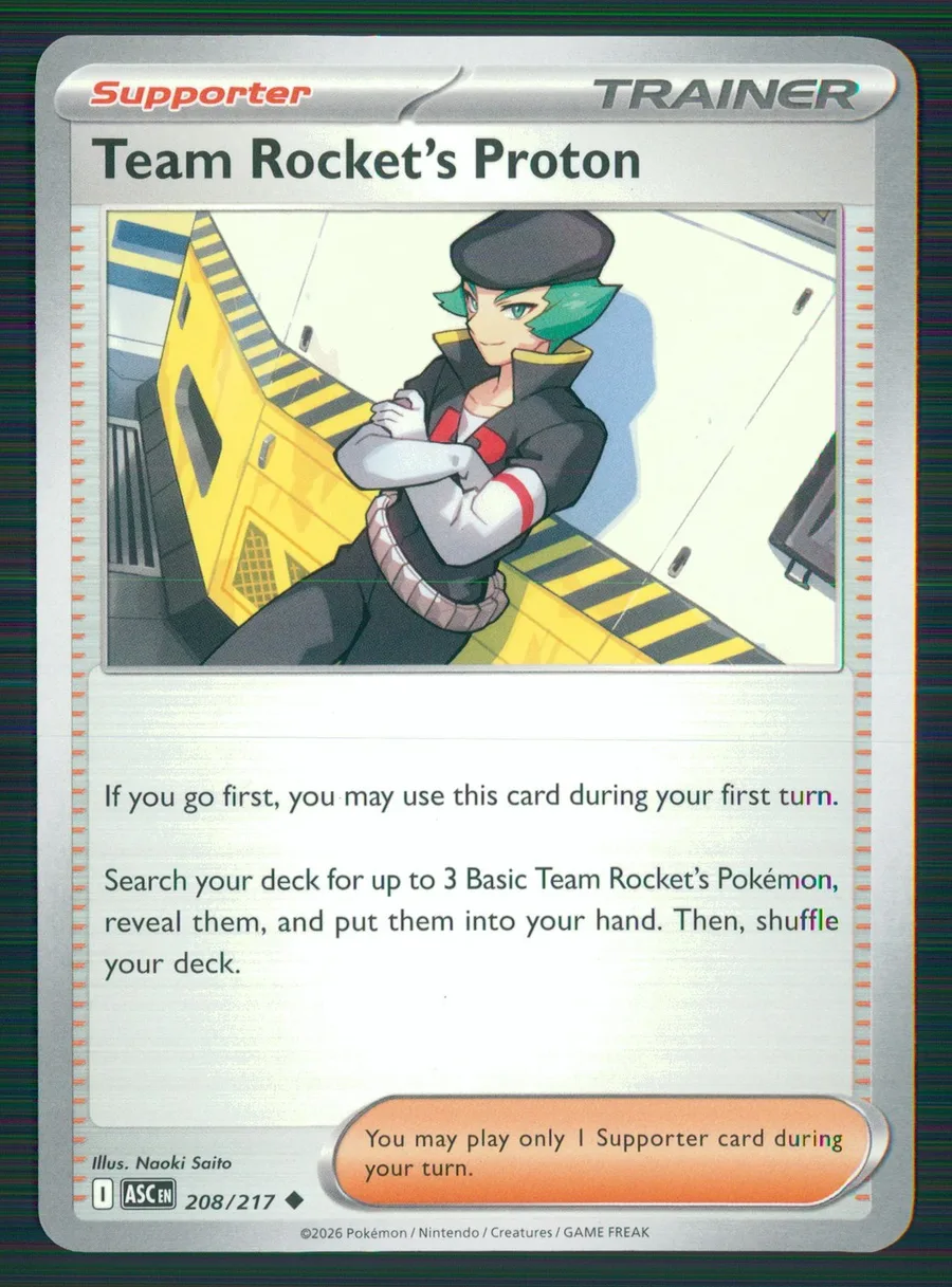 Team Rocket's Proton Ascended Heroes #208