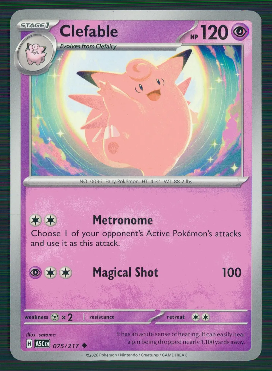 Clefable Ascended Heroes #75