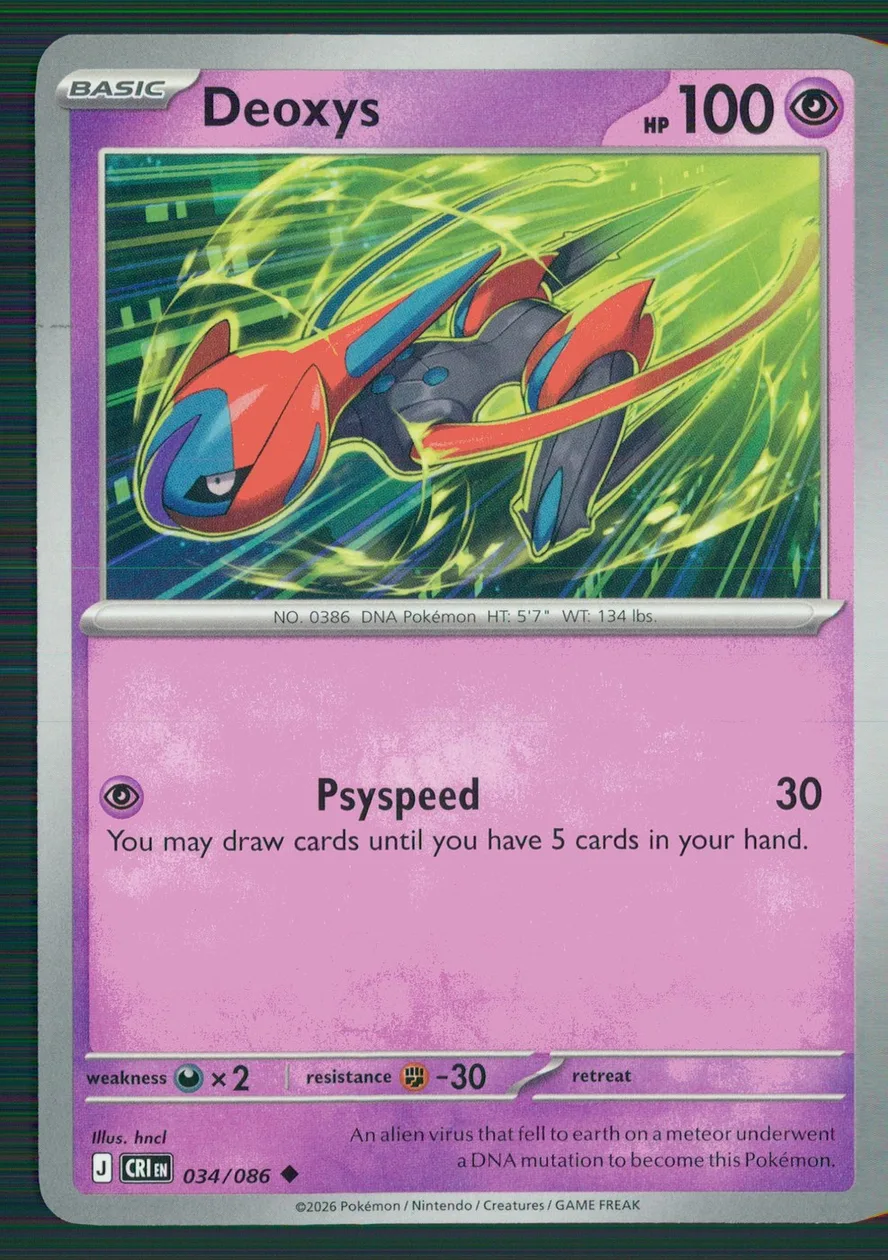 Deoxys Chaos Rising #34