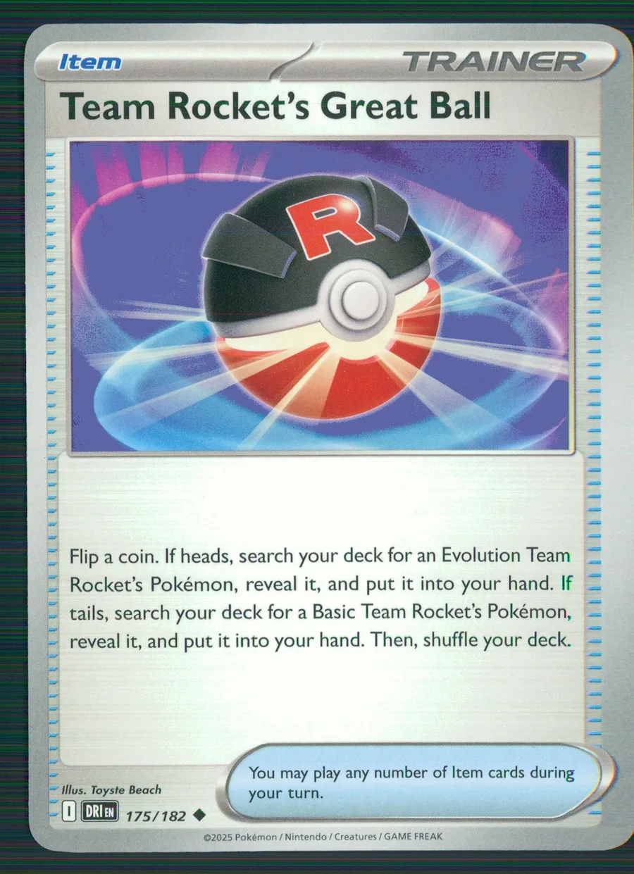Team Rocket's Great Ball Destined Rivals #175