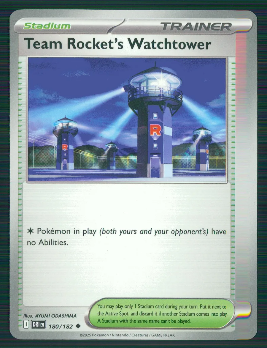 Team Rocket's Watchtower Destined Rivals #180