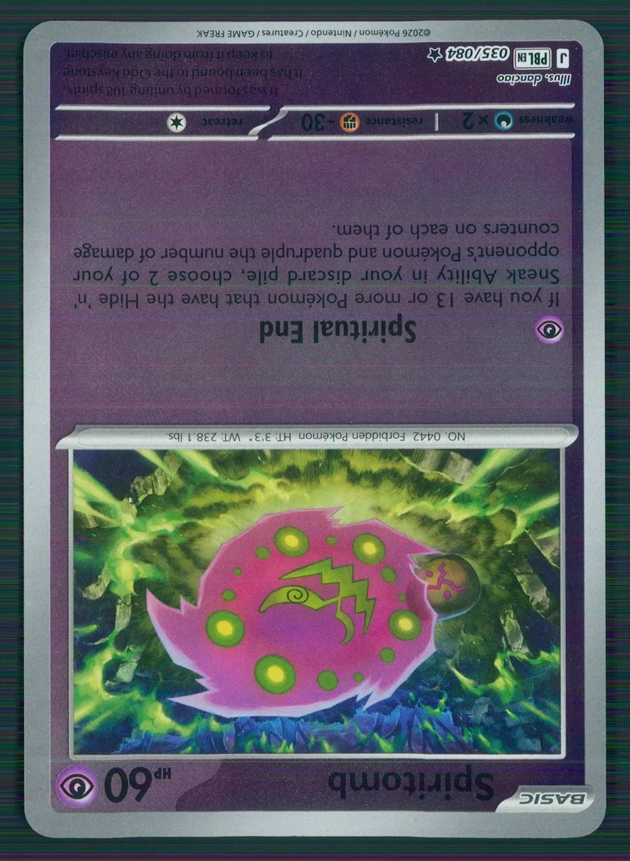 Spiritomb Pitch Black #35