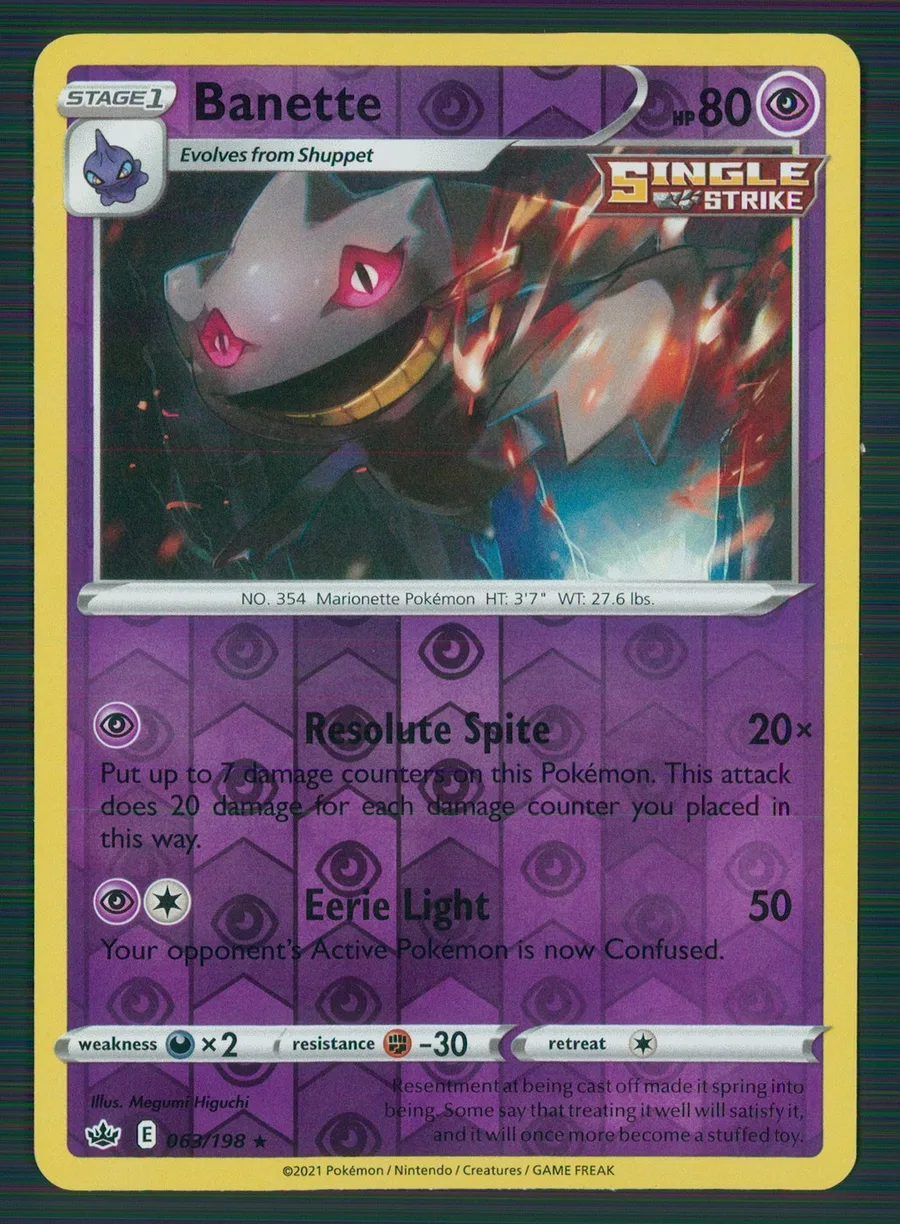Banette Chilling Reign #63