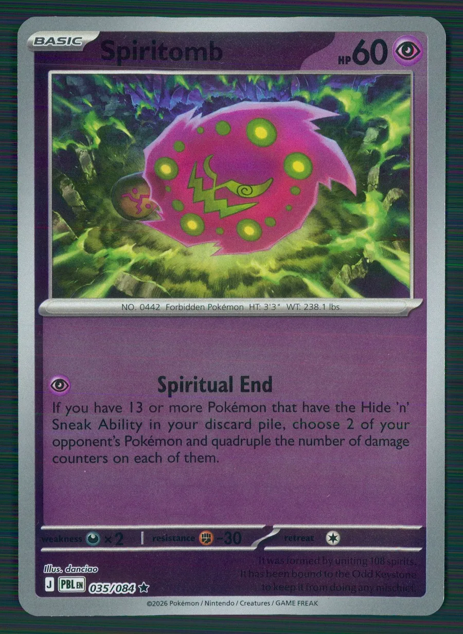 Spiritomb Pitch Black #35