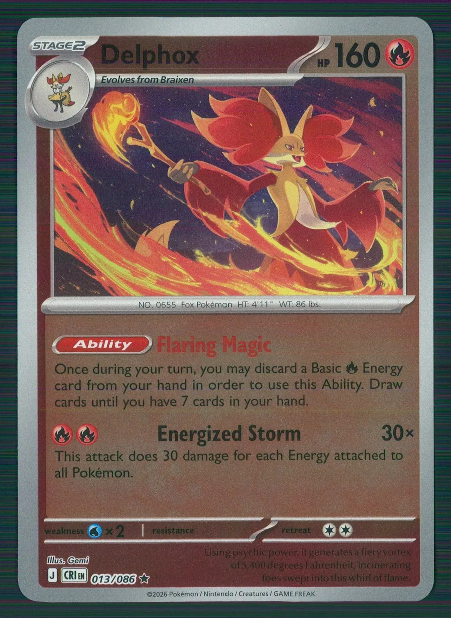 Delphox Chaos Rising #13