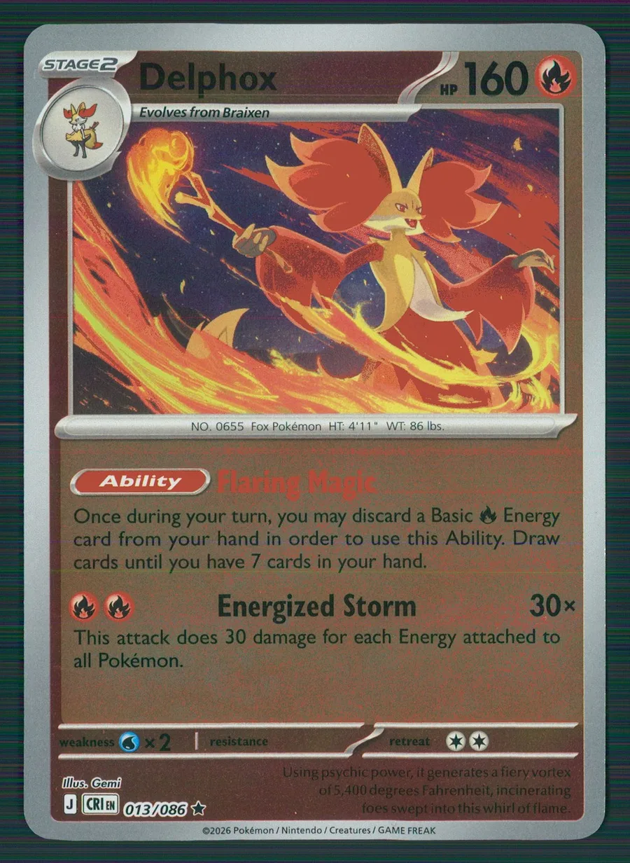 Delphox Chaos Rising #13
