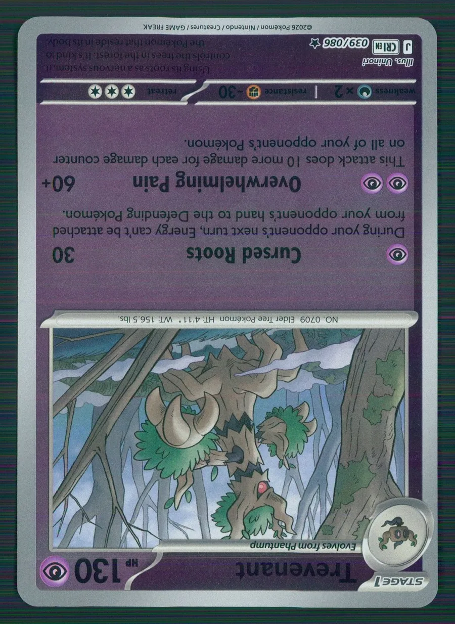 Trevenant Chaos Rising #39