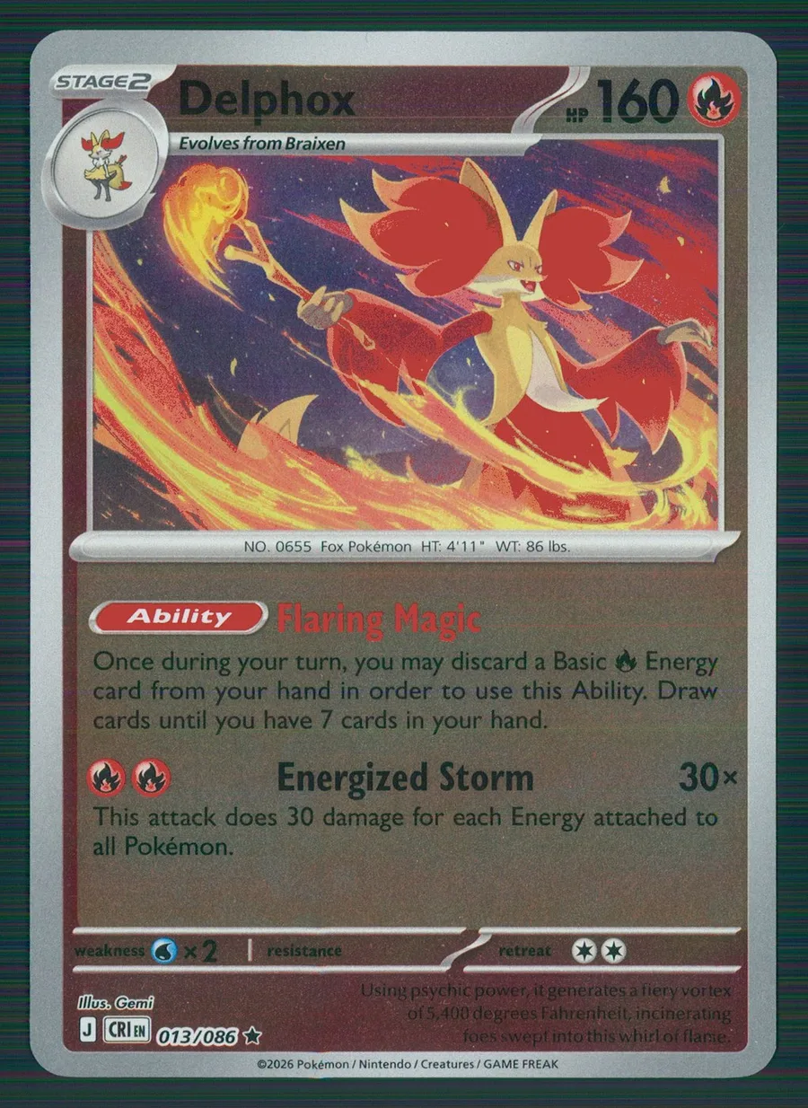 Delphox Chaos Rising #13