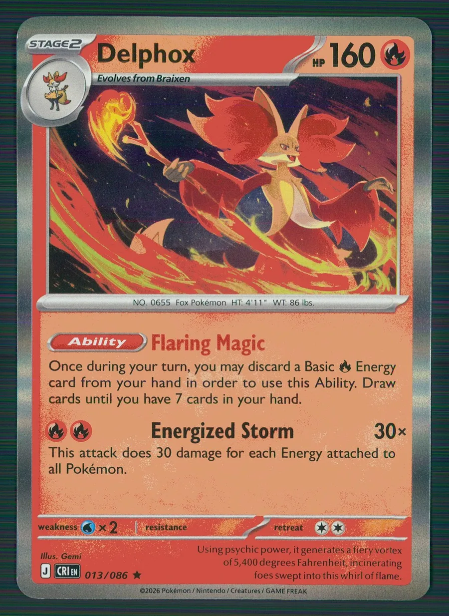 Delphox Chaos Rising #13
