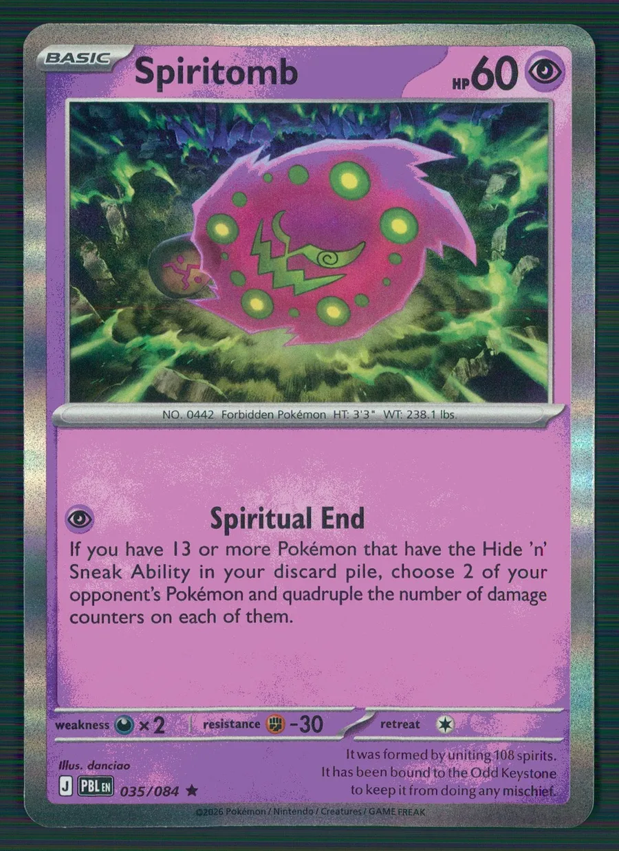 Spiritomb Pitch Black #35