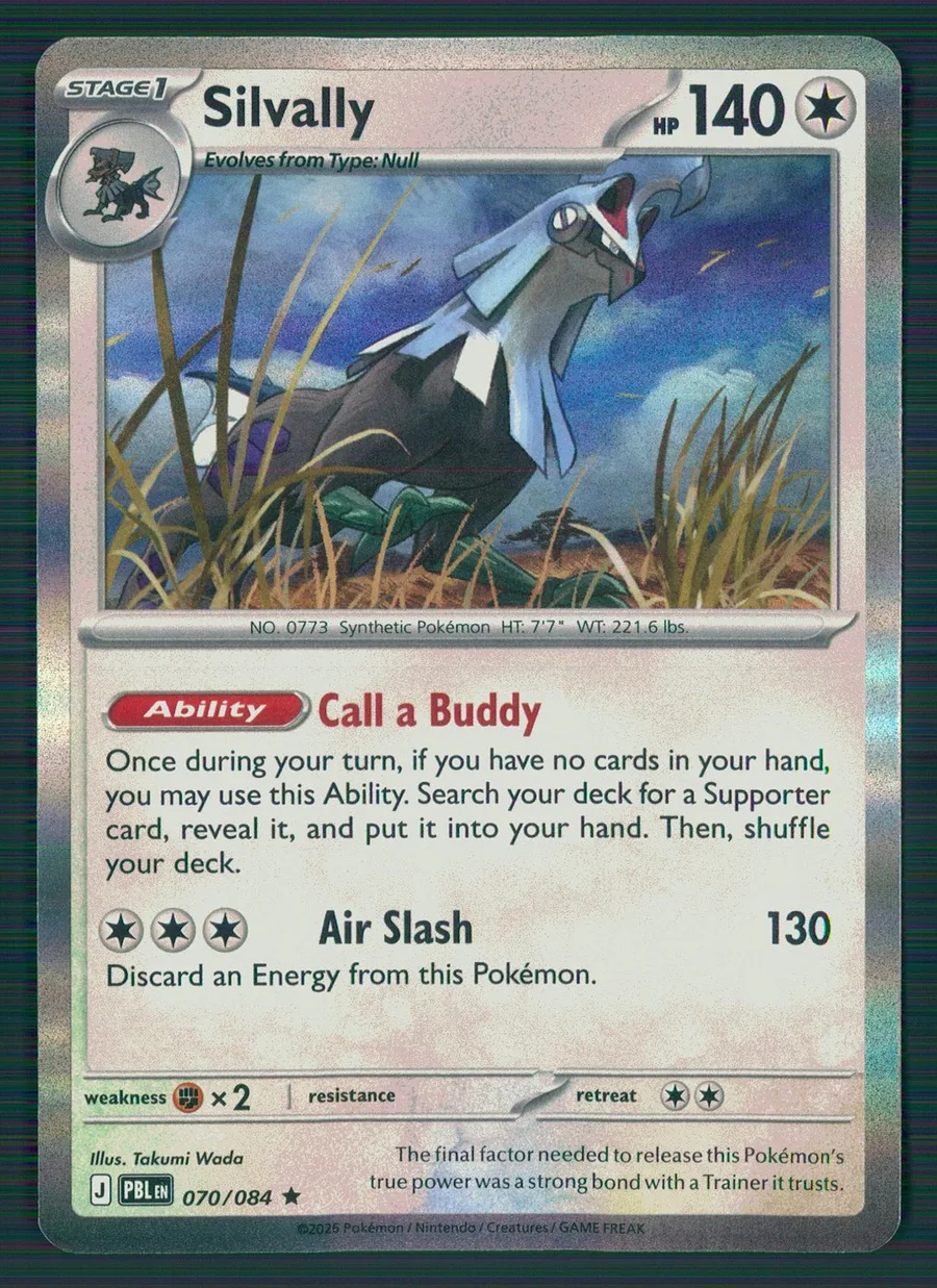 Silvally Pitch Black #70