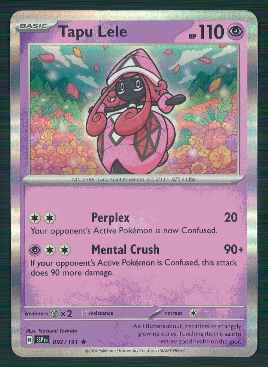 Tapu Lele Surging Sparks #92