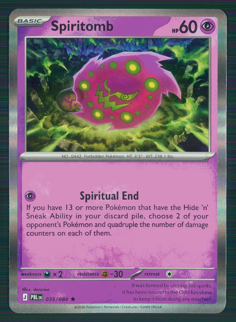 Spiritomb Pitch Black #35