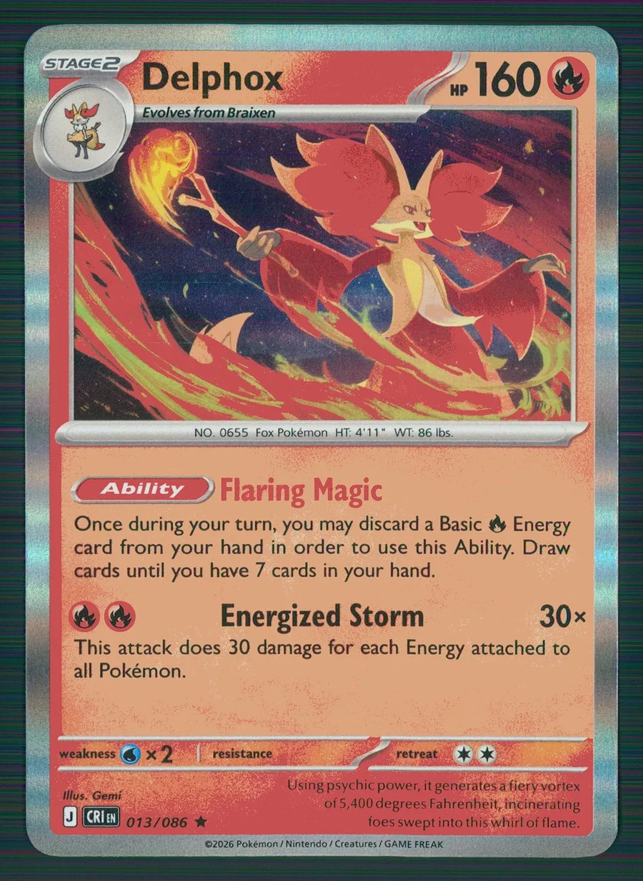 Delphox Chaos Rising #13