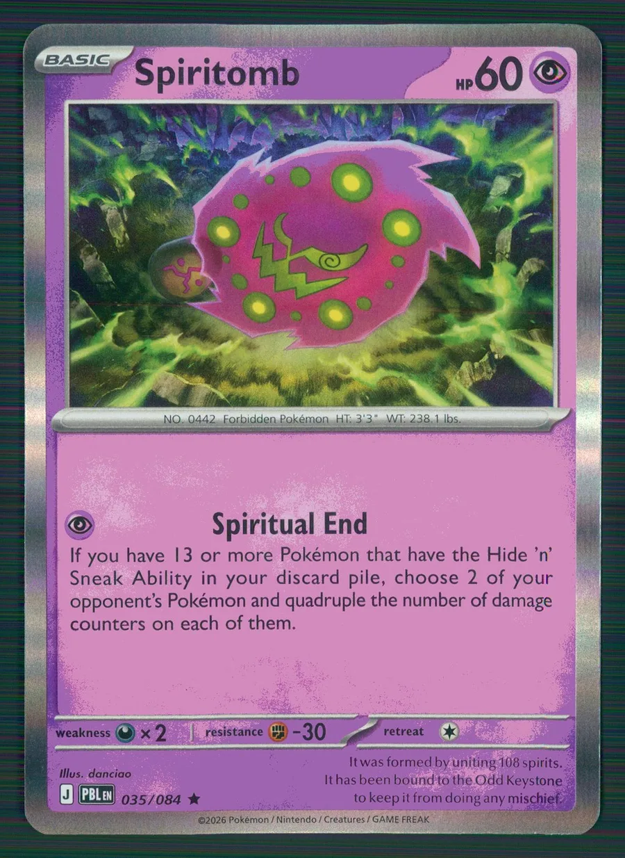 Spiritomb Pitch Black #35