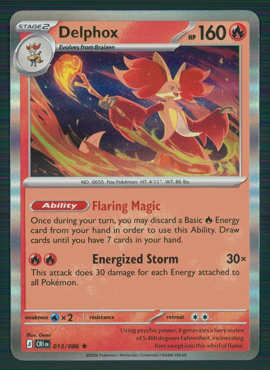 Delphox Chaos Rising #13
