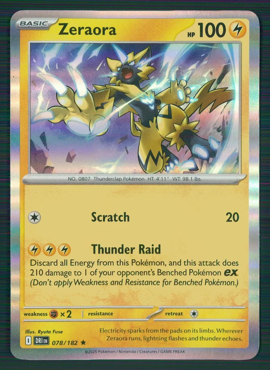 Zeraora Destined Rivals #78