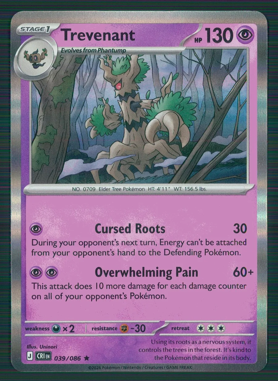 Trevenant Chaos Rising #39