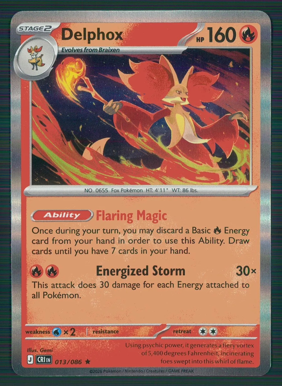 Delphox Chaos Rising #13