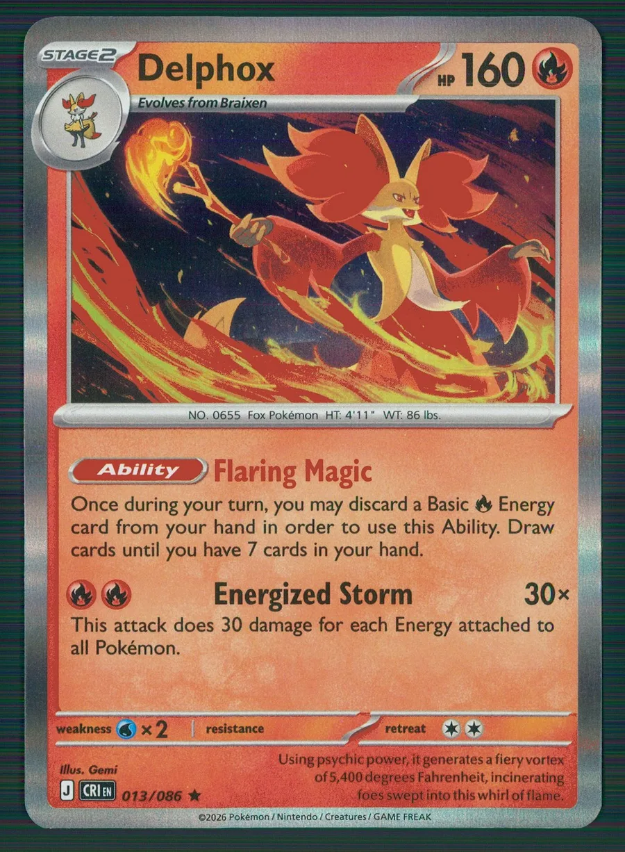 Delphox Chaos Rising #13