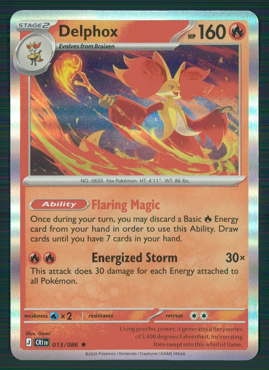 Delphox Chaos Rising #13