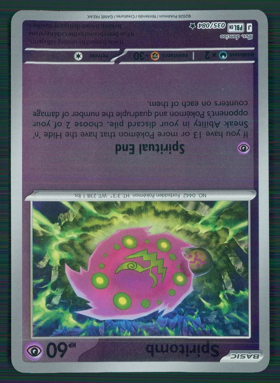 Spiritomb Pitch Black #35