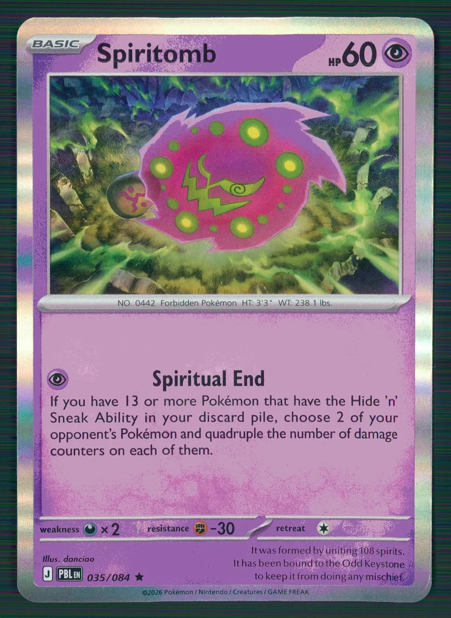 Spiritomb Pitch Black #35