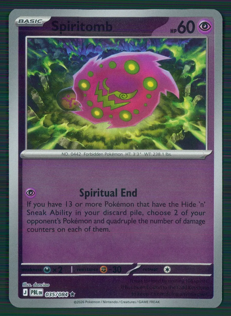Spiritomb Pitch Black #35
