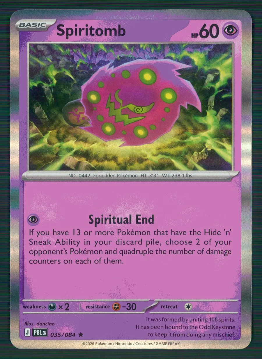 Spiritomb Pitch Black #35
