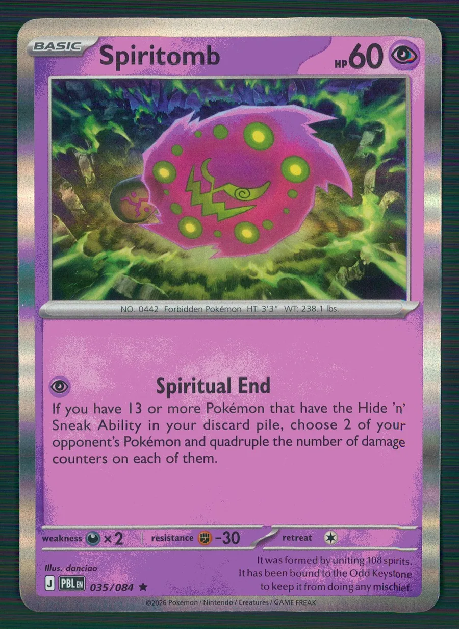 Spiritomb Pitch Black #35