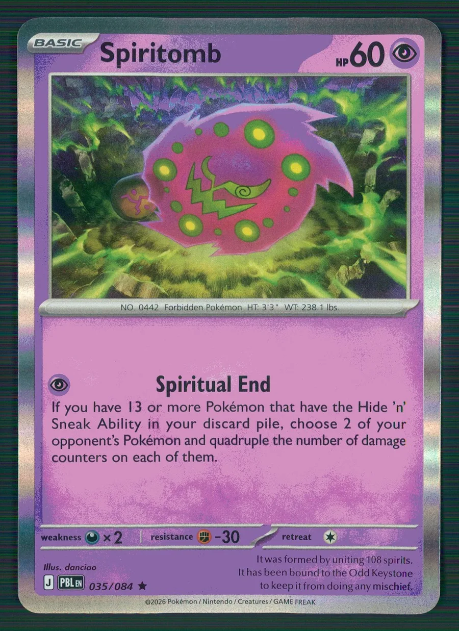 Spiritomb Pitch Black #35