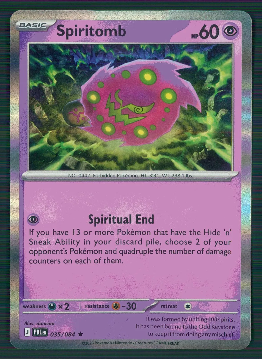 Spiritomb Pitch Black #35