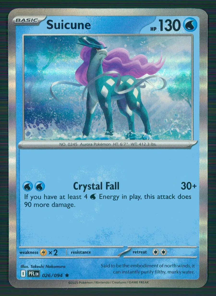 Suicune Phantasmal Flames #26