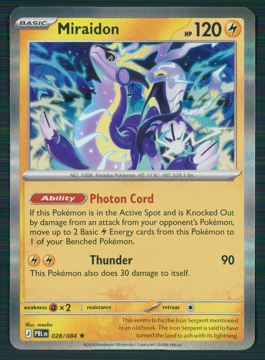 Miraidon Pitch Black #28