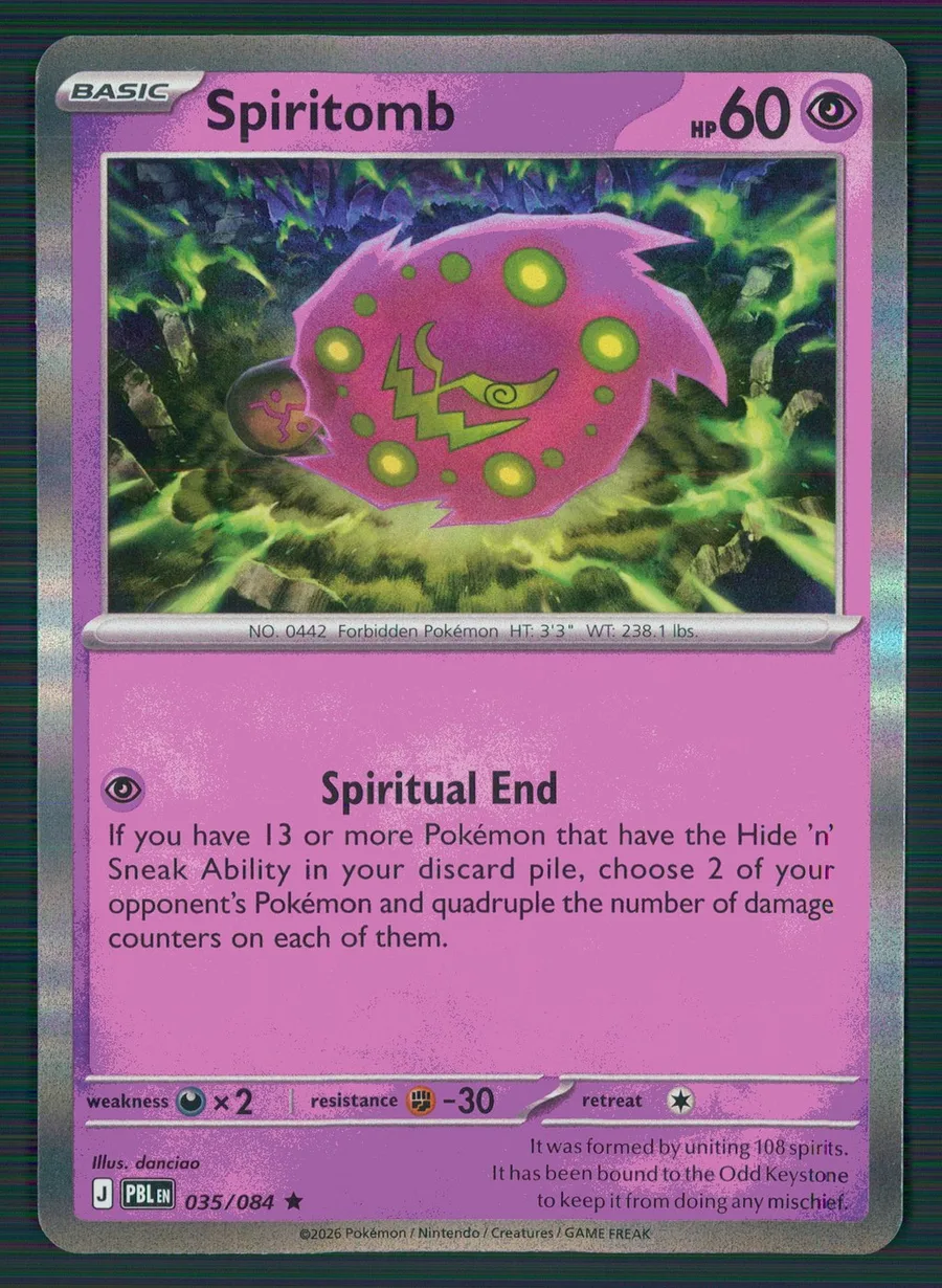 Spiritomb Pitch Black #35